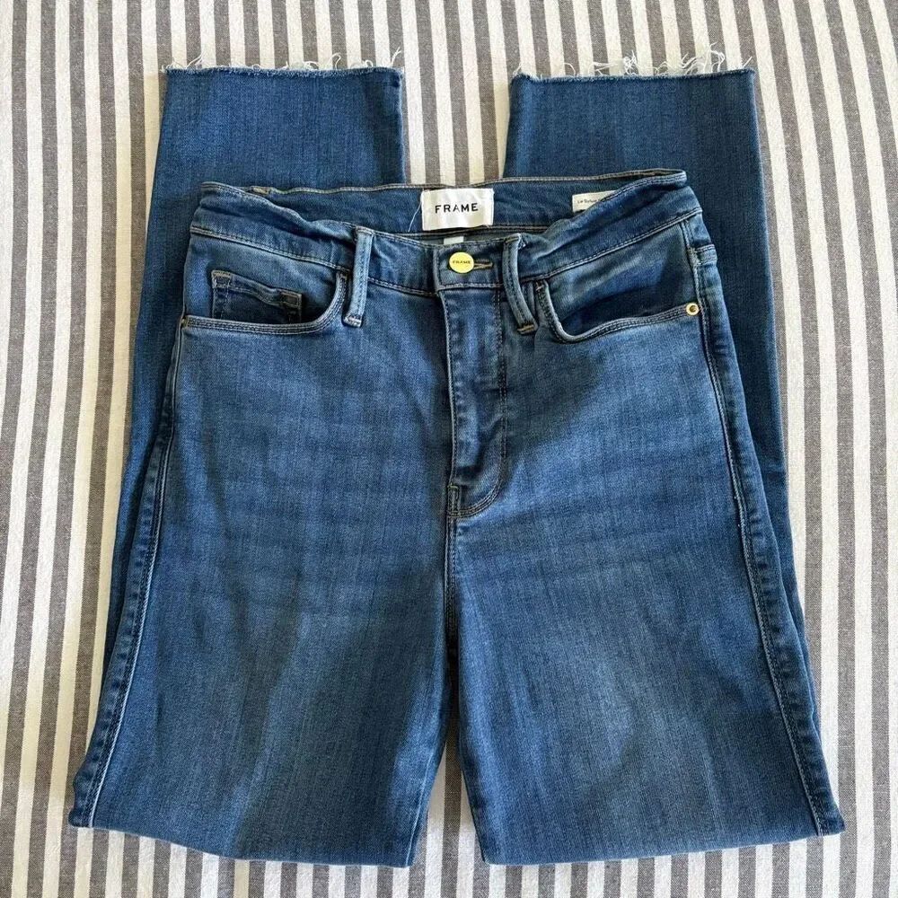 Frame Denim Le Sylvie Slender Straight Size 25